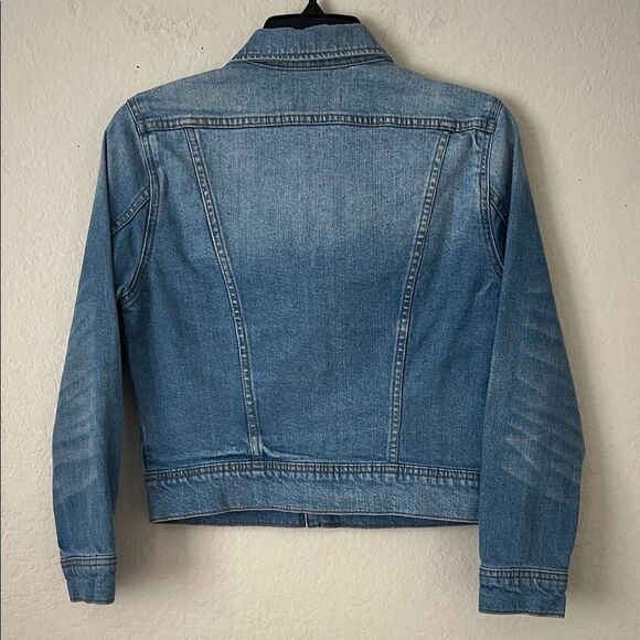 1901 Crop Denim Jacket Weekend Wash in Size S - Picture 6 of 15